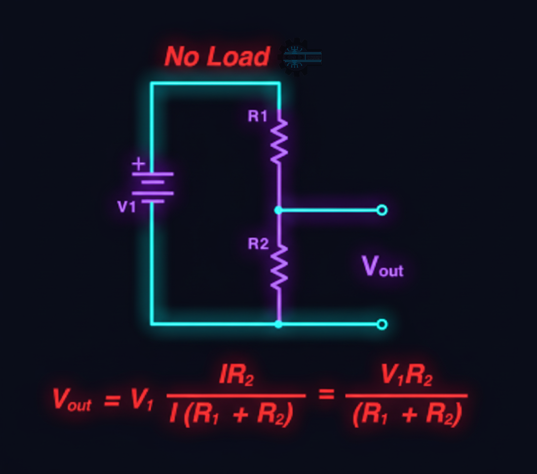 Diagrama divisor de tensión